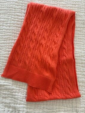 Talbots Coral Cable Knit Sweater